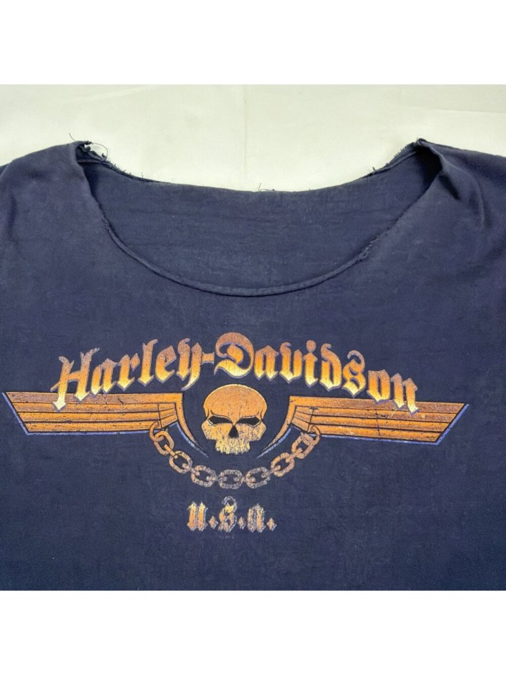 VTG 2003 Harley Davidson Grand Caymen Cut Sleeveless Pirate T-shirt 2XL